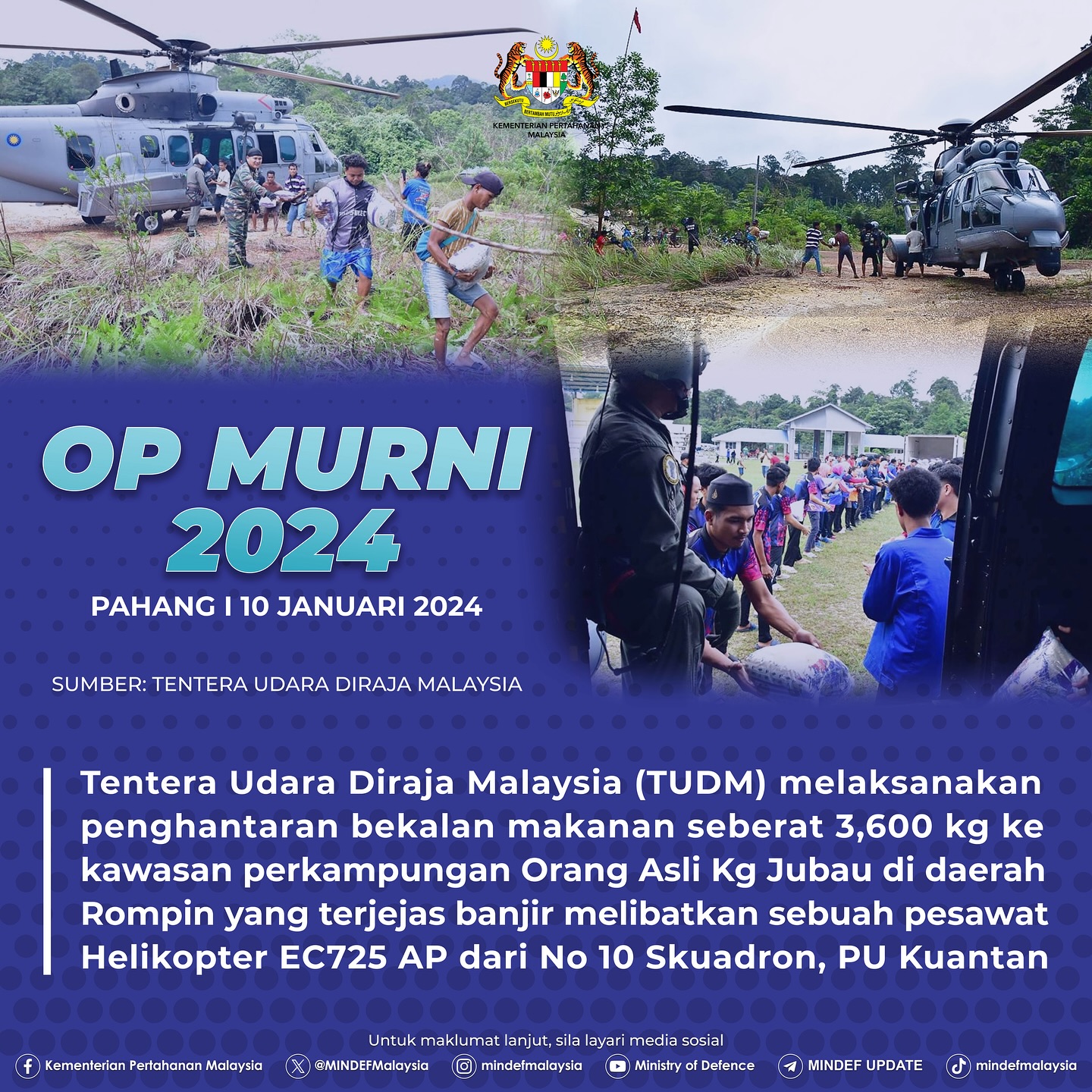 OP Murni 2024, Pahang | 10 Januari 2024