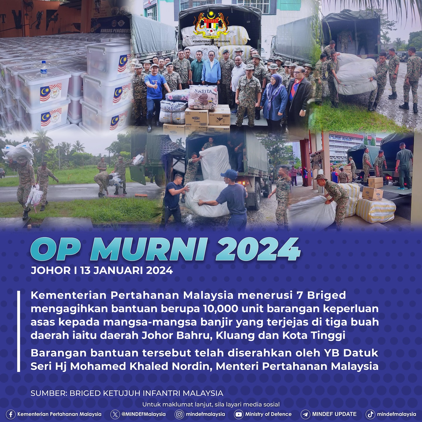 OP Murni 2024, Johor | 13 Januari 2024